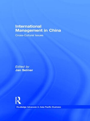cover image of International Management in China